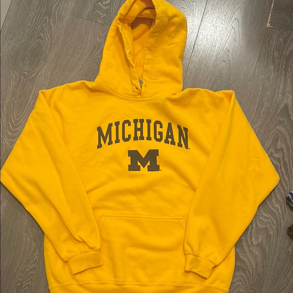 Yellow Michigan Hoodie